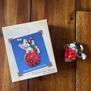 2002 Hallmark Mischievous Kittens Ornament